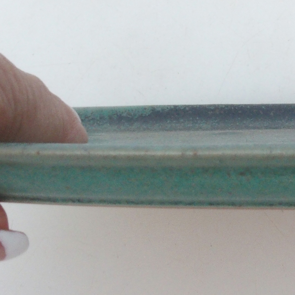 Keramikschale H15 (25 x 15 x 1 cm) – grün