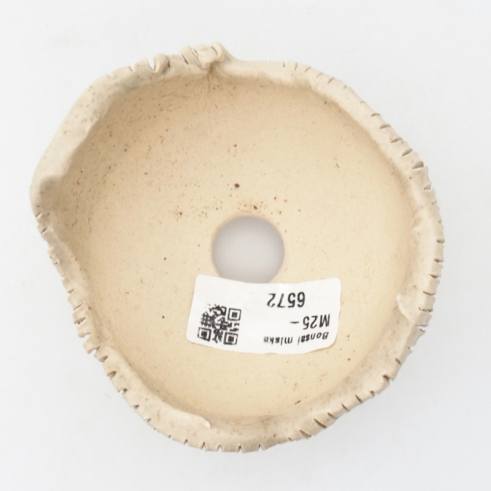 Keramikschale 9 x 8,5 x 6,5 cm , Farbe beige