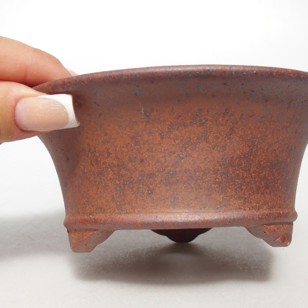 Schale 13 x 13 x 5 cm braun