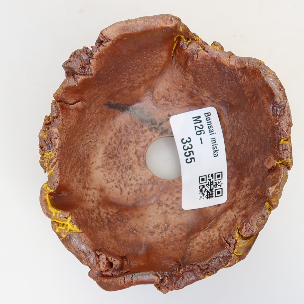 Keramikschale 9,5 x 9 x 6 cm , Farbe gelb