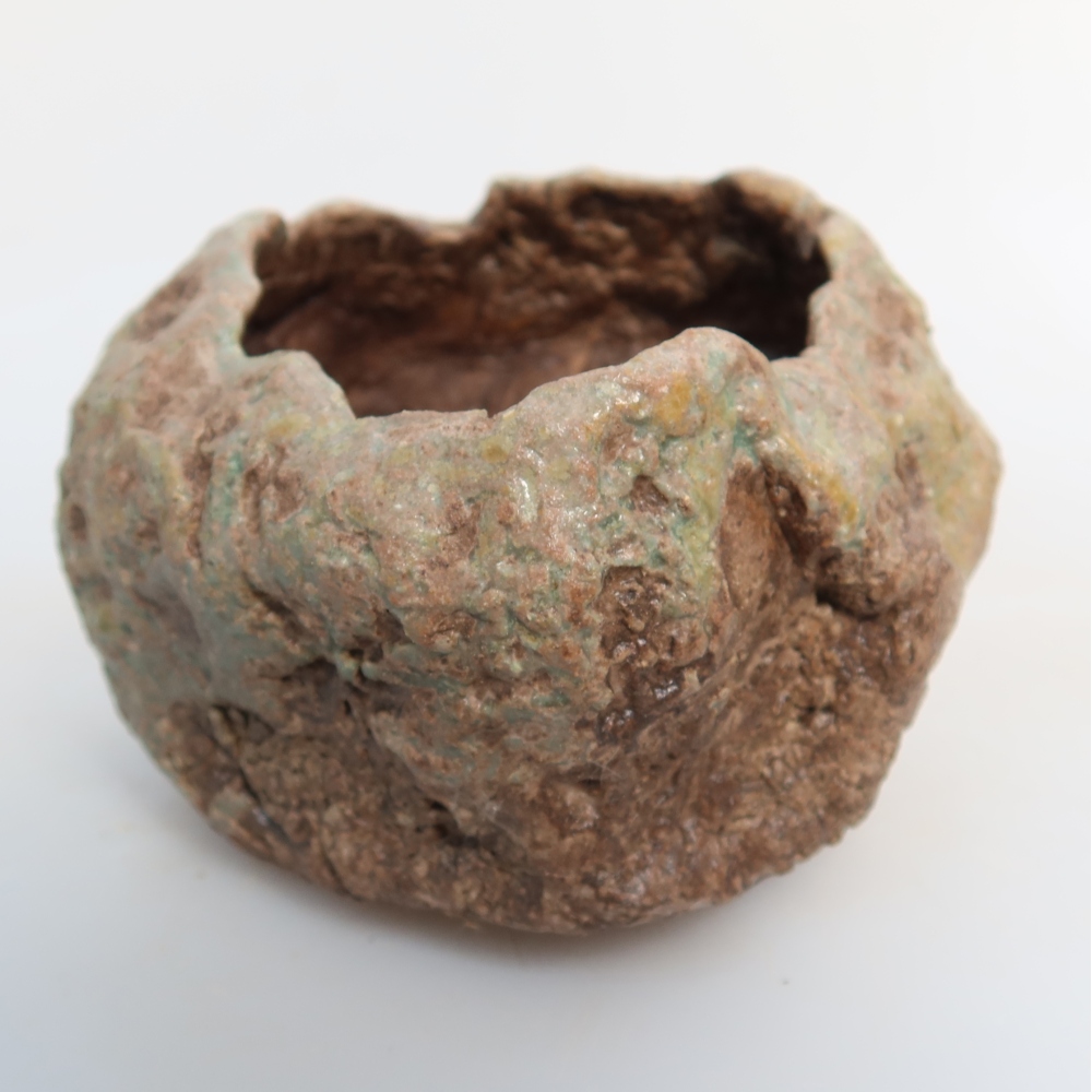 Keramikschale 7,5 x 7 x 5 cm , Farbe grün