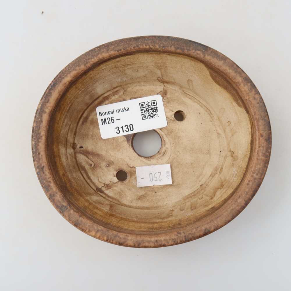 Keramik-Bonsai-Schale, 13 x 11,5 x 4 cm, Farbe: Rosa