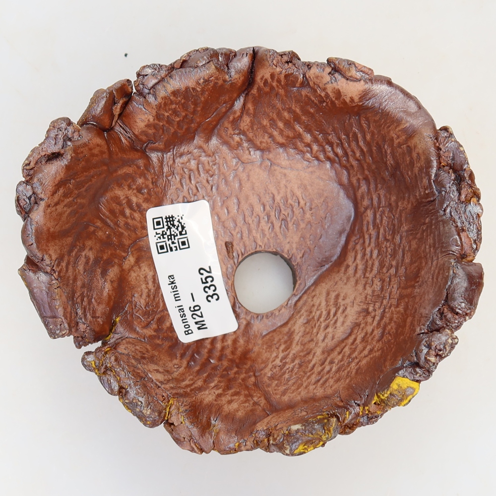 Keramikschale  11,5 x 11 x 6 cm, Farbe: gelb