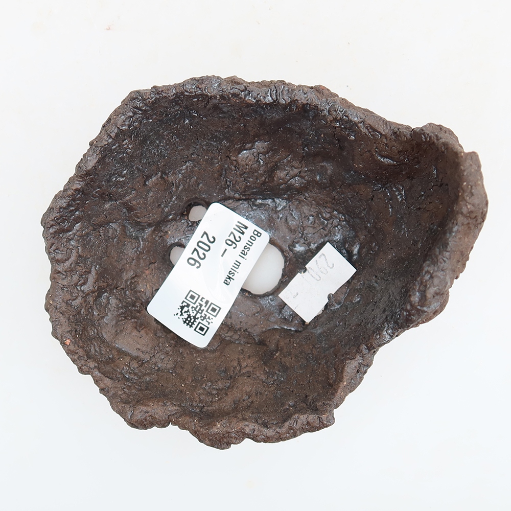 Keramikschale 9,5 x 8,5 x 8 cm, Farbe: braun