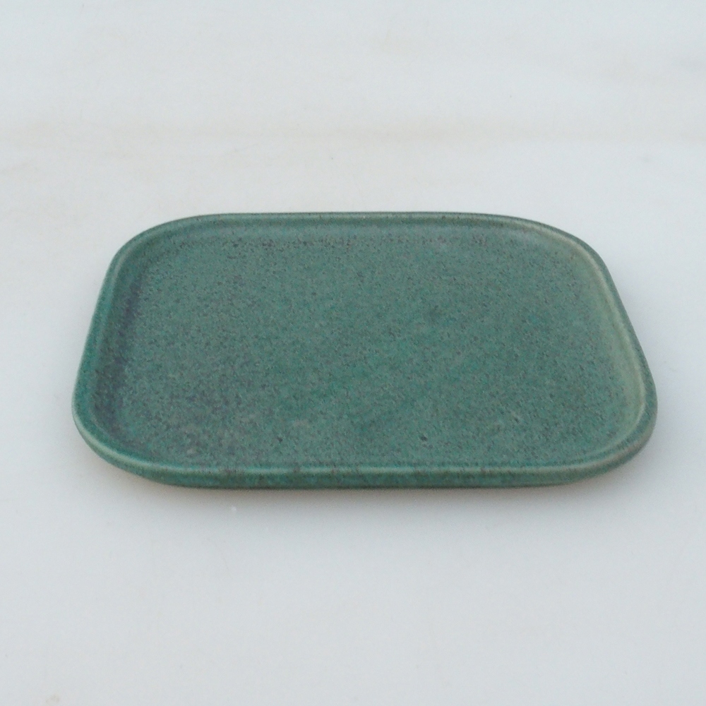 Keramikschale H38 (12 x 11 x 1 cm) – grün