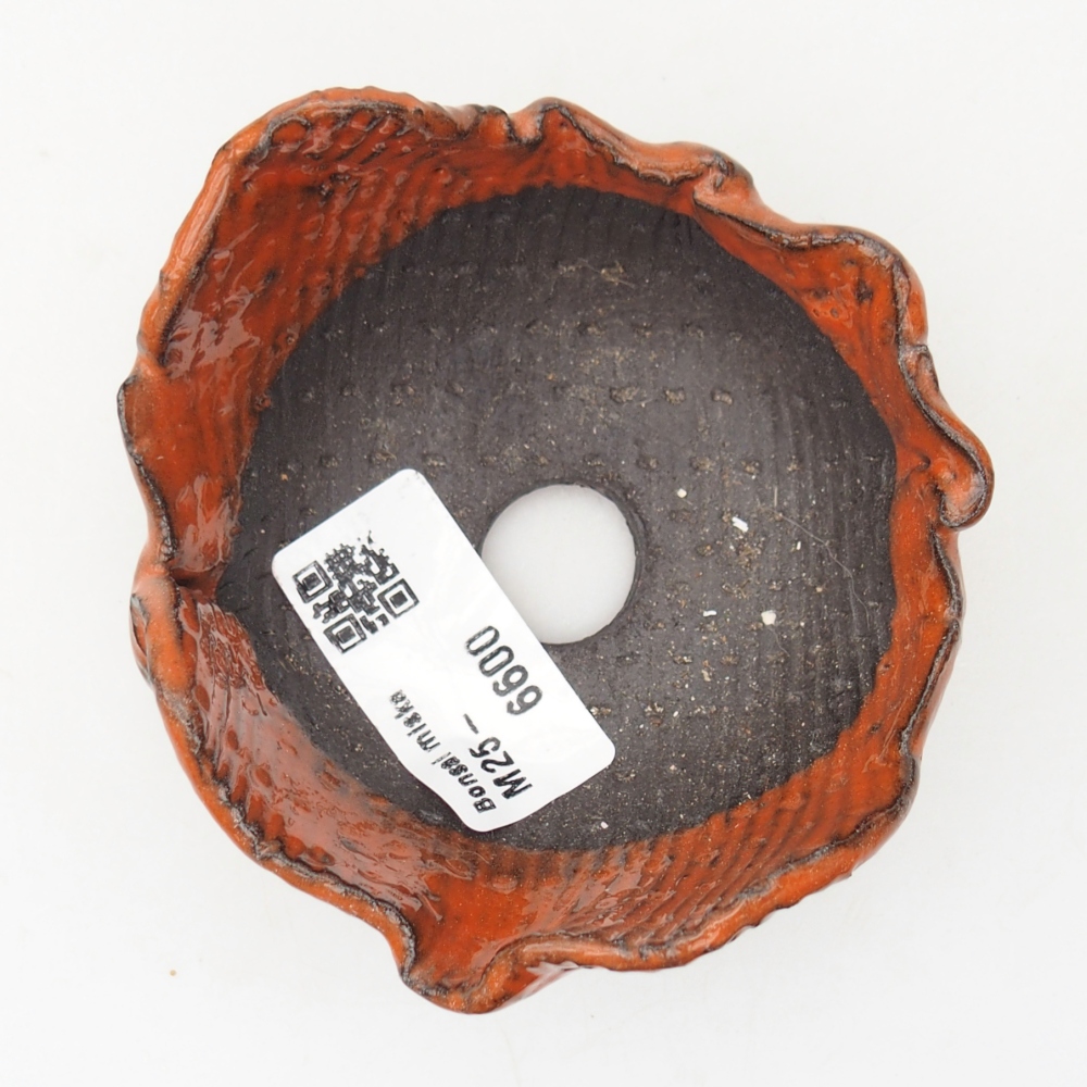 Keramikschale 8,5 x 8,5 x 5 cm , Farbe orange