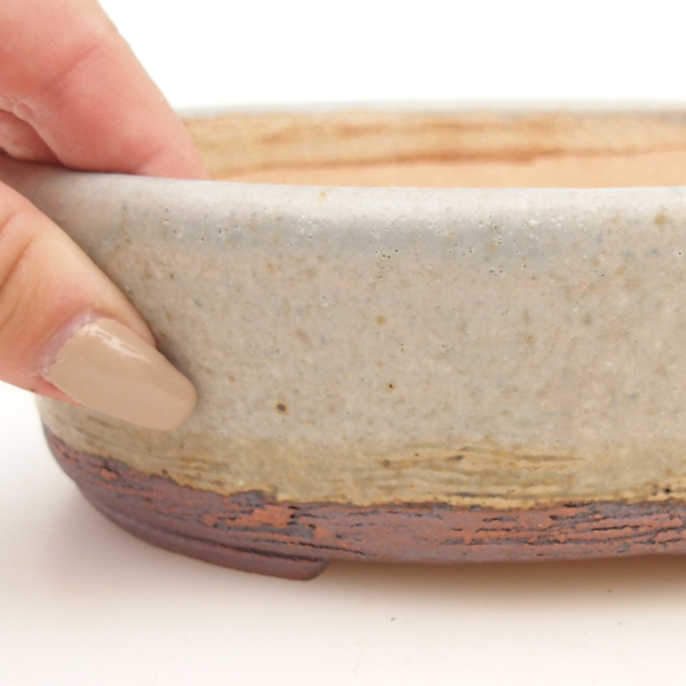 Bonsaischale 19,5 x 15,5 x 6 cm , Farbe blau