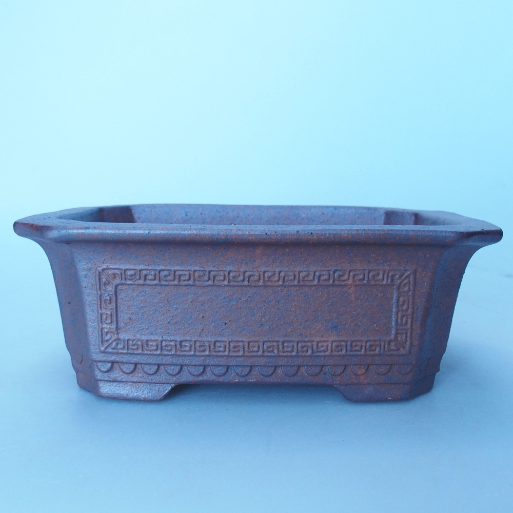 Schale 16 x 11 x 6 cm braun