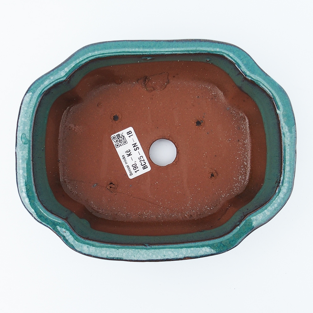 Schale 20 x 16 x 6,5 cm grün-blau