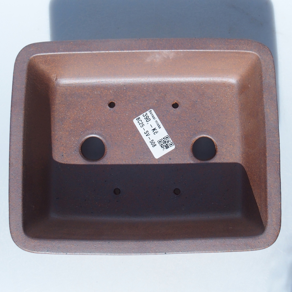 Schale 21 x 17 x 7 cm braun