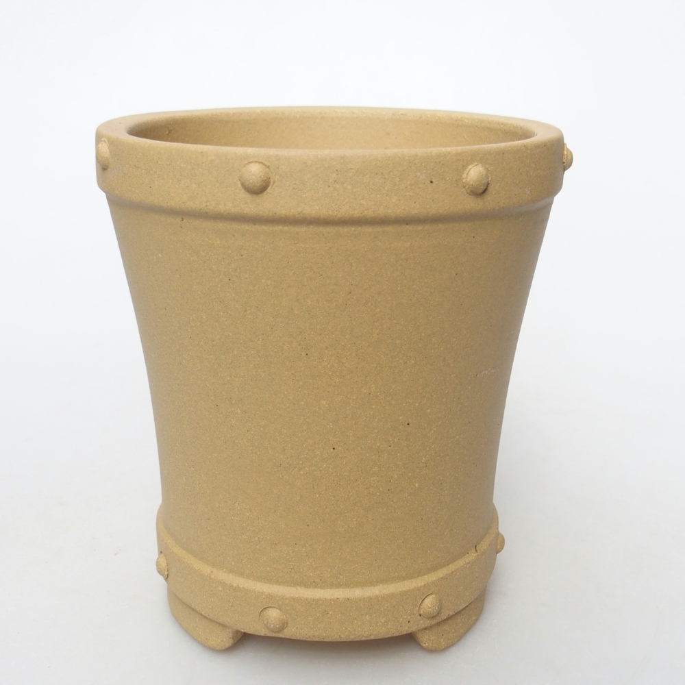 Schale 10,5 x 10,5 x 12 cm Farbe ocker