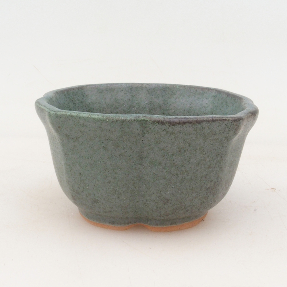 Bonsaischale H95 - 7,5 x 7,5 x 4 cm - grün