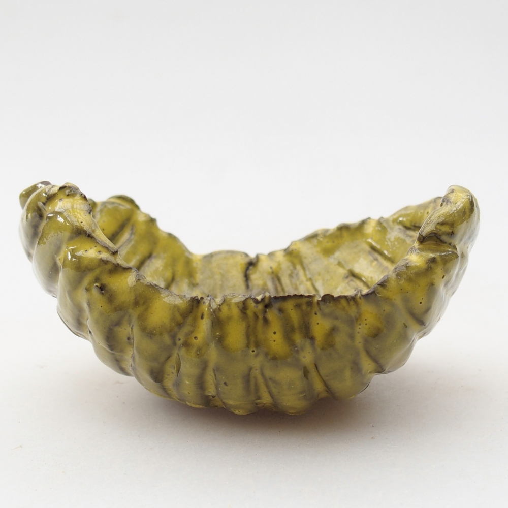 Keramikschale 9 x 8 x 5 cm , gelb