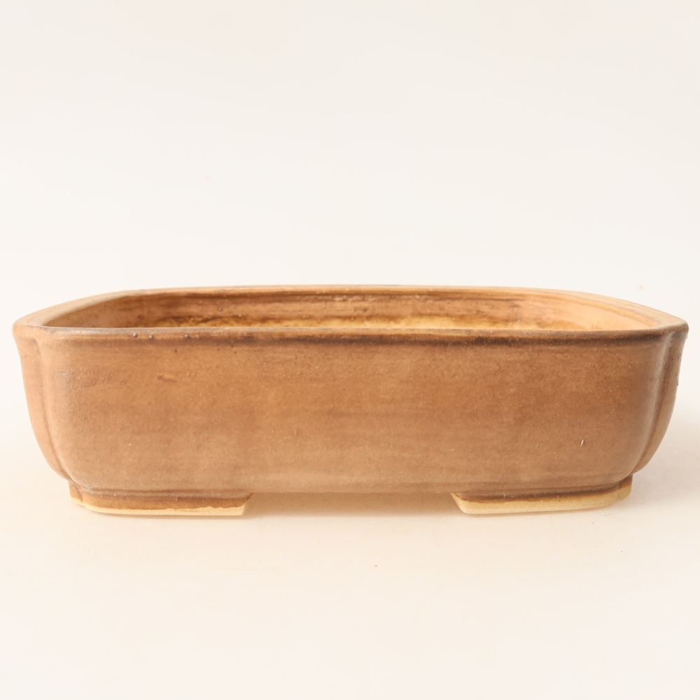 Keramik-Bonsai-Schale 18 x 14 x 4,5 cm, Farbe: Rosa
