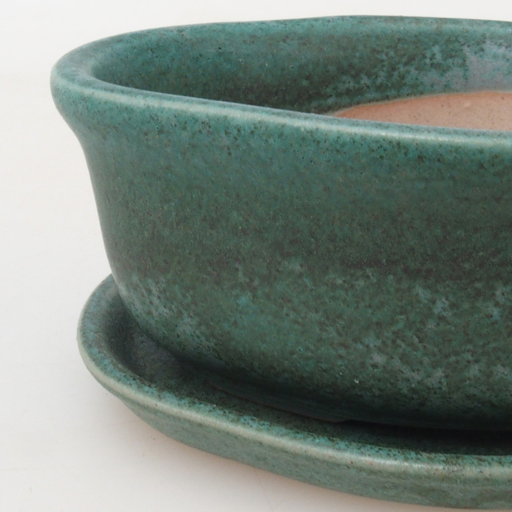 Bonsai-Schale + Untertasse H01 – 12 x 9 x 5 cm