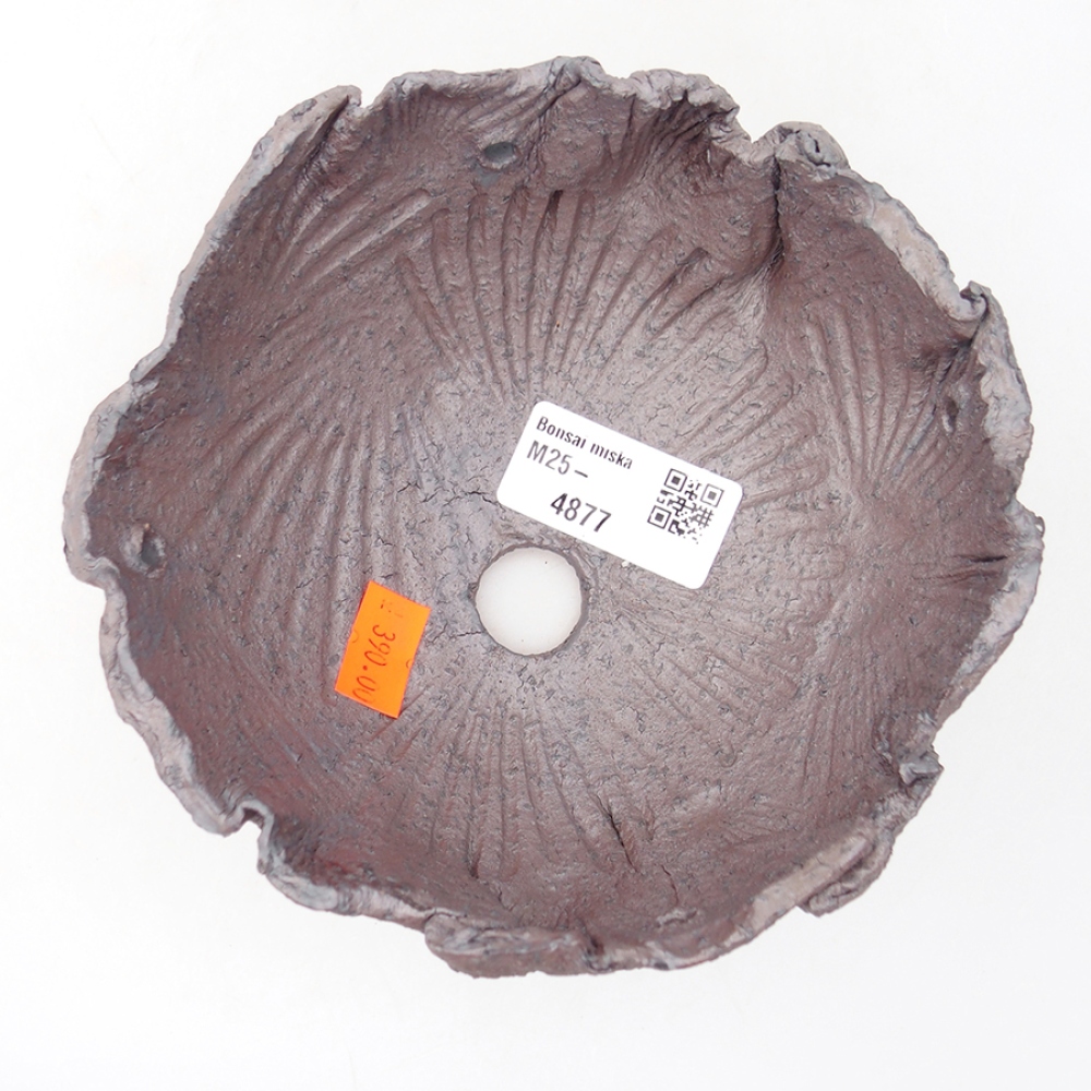 Keramikschale 13,5 x 13 x 7 cm, metallicfarben