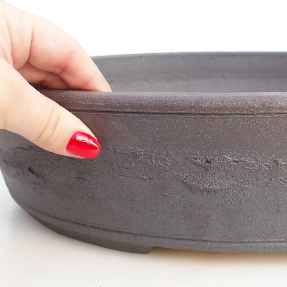 Bonsaischale 38,5 x 30,5 x 9 cm , Farbe braun