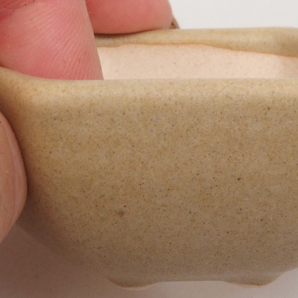Mini-Bonsaischale 6,5 x 6 x 2,5  cm, Farbe braun