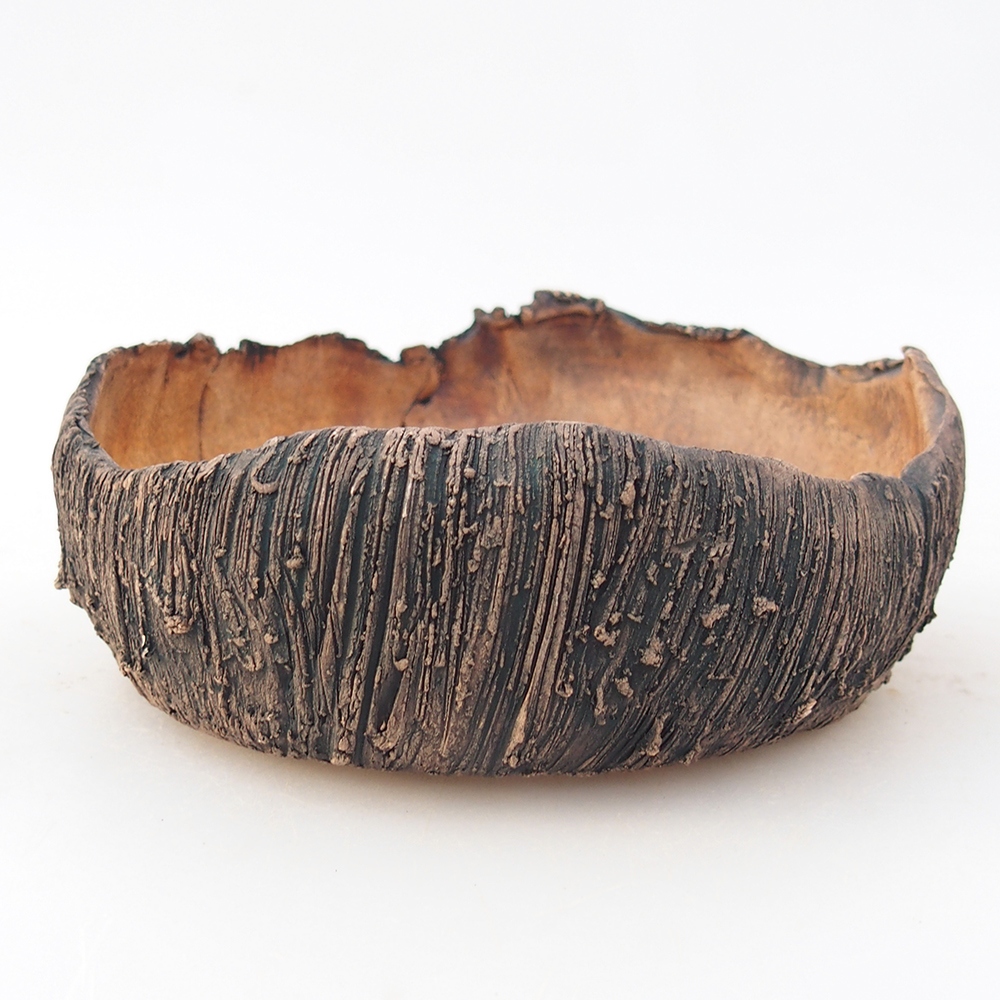 Bonsaischale aus Keramik 13 x 13 x 6 cm, grün