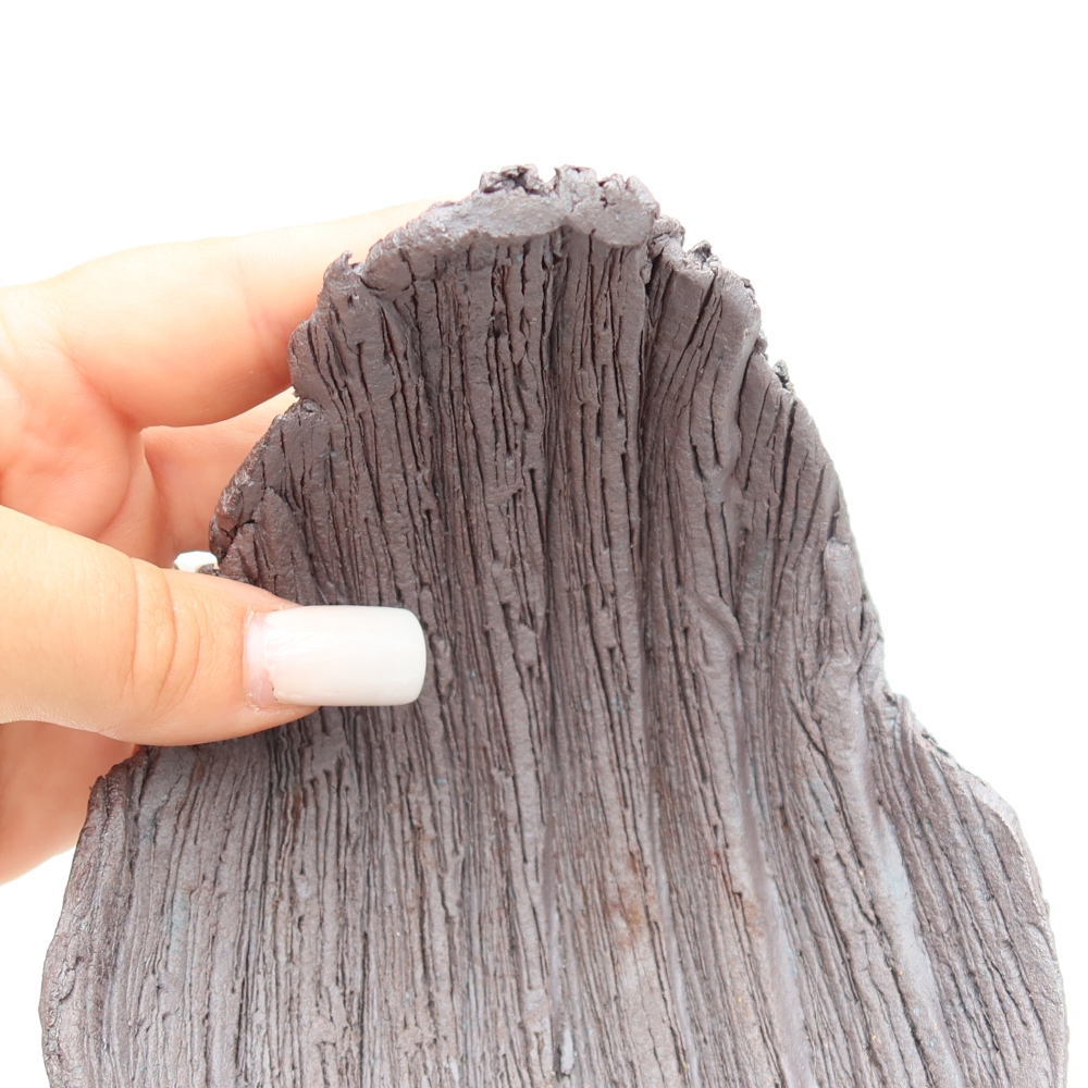 Keramikschale  14,5 x 11 x 15,5 cm, Farbe: braun