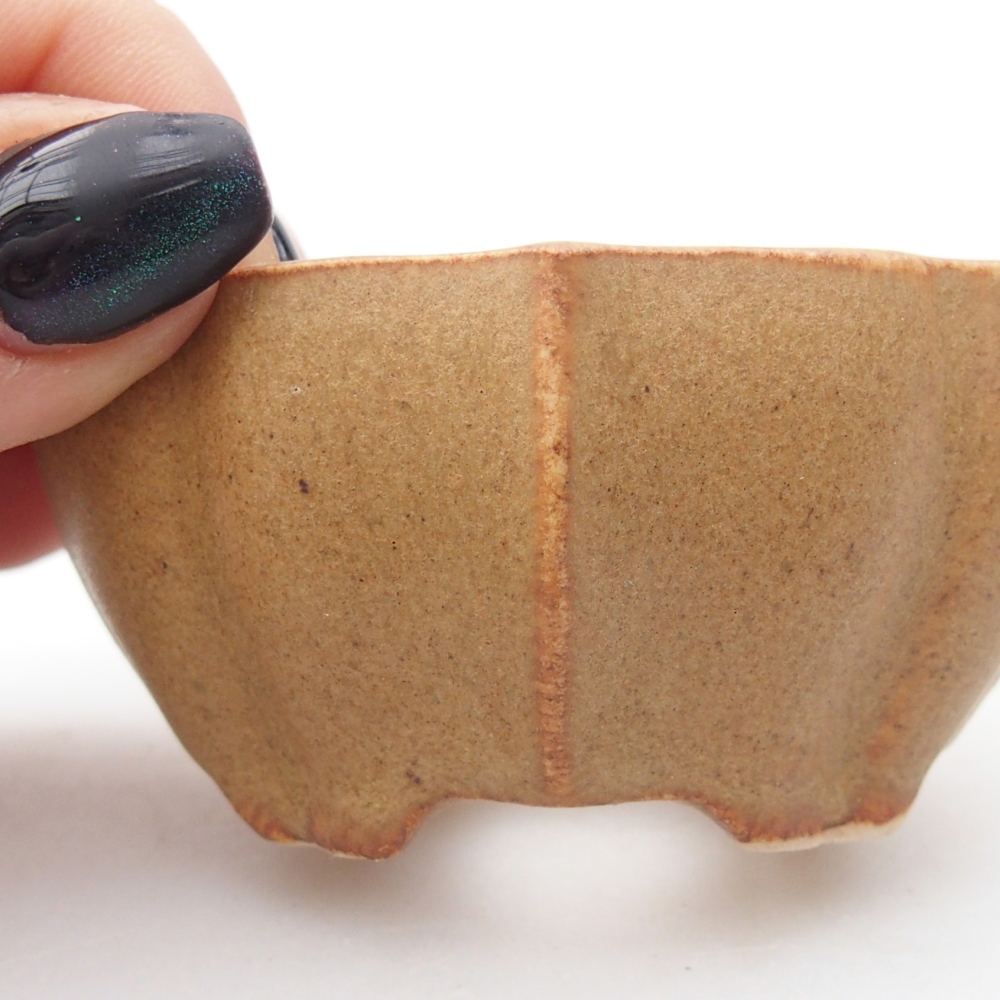 Mini-Bonsaischale 7 x 5 x 3 cm, braun