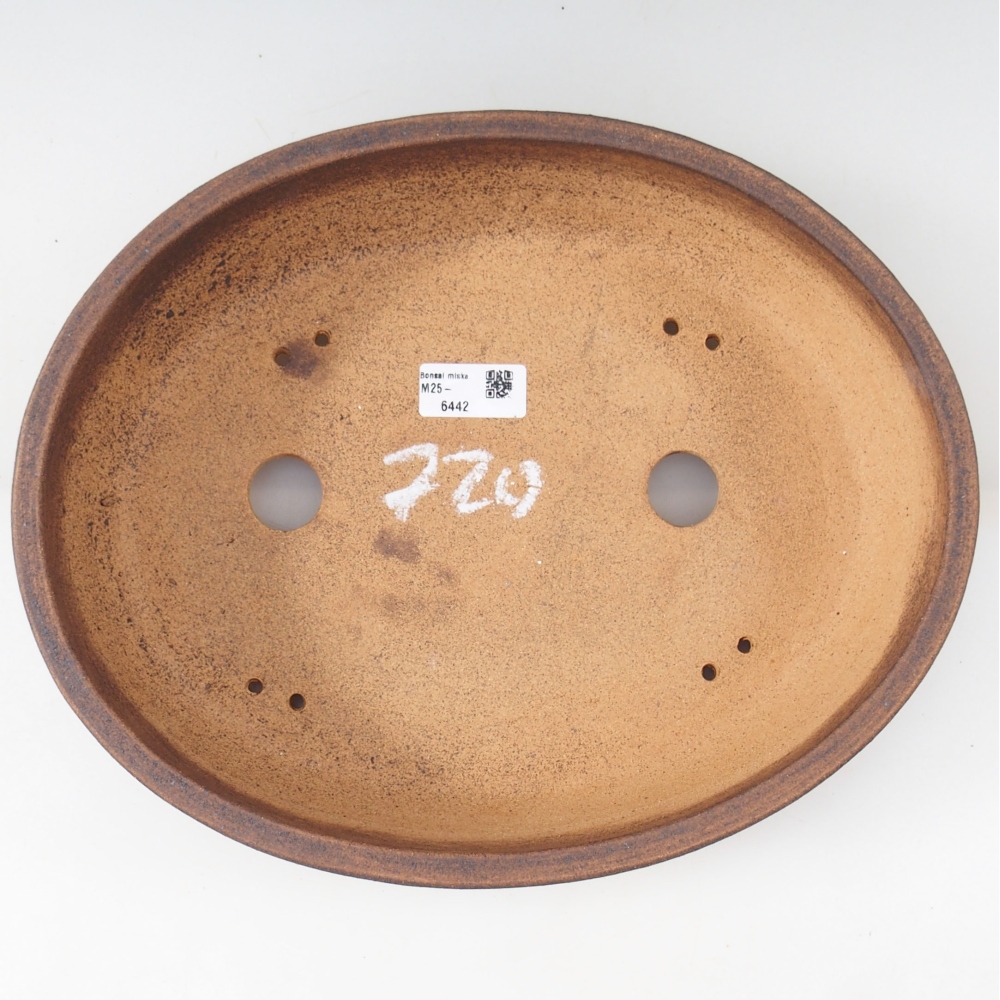 Bonsaischale 33 x 26,5 x 7 cm , Farbe braun
