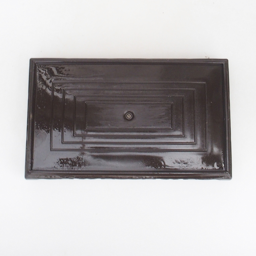 Bonsaitisch Kunststoff rechteckiger 22 x 14 x 4  cm, Farbe schwarz