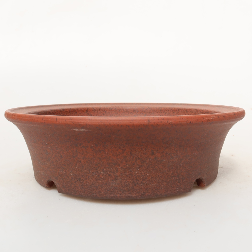 Keramikschale  19 x 19 x 5,5 cm, Farbe: Ziegelrot