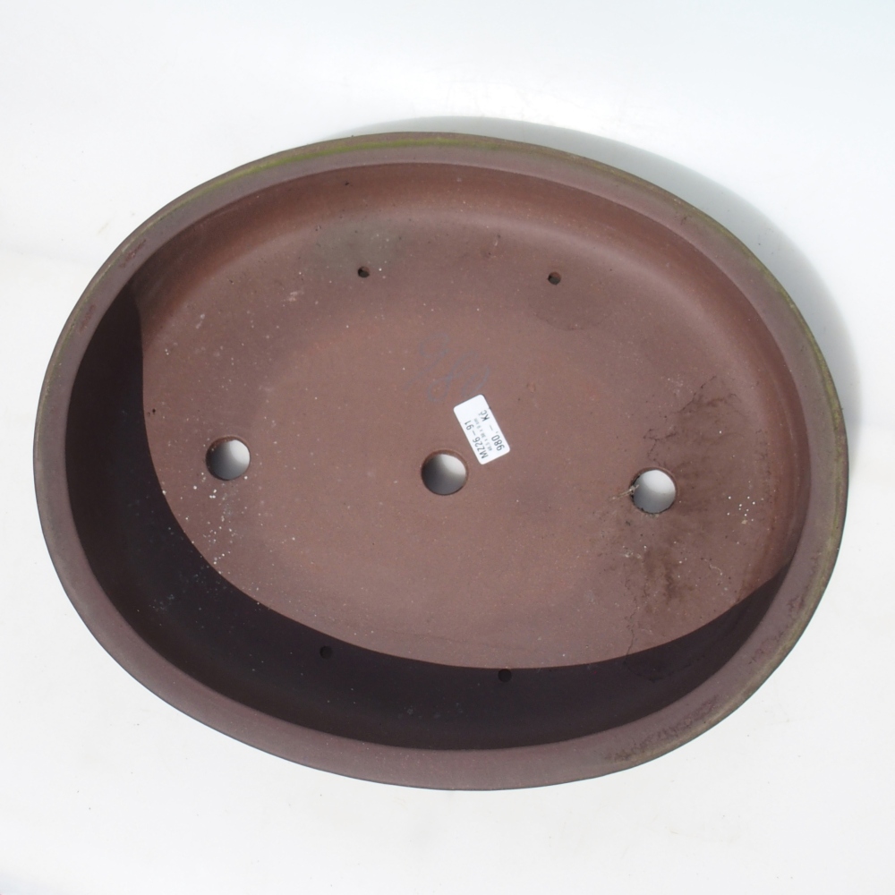 Bonsaischale 46,5 x 38 x 9 cm - braun