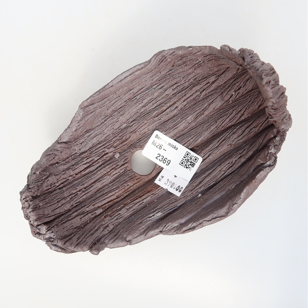 Keramikschale  15 x 11 x 14,5 cm, Farbe: braun