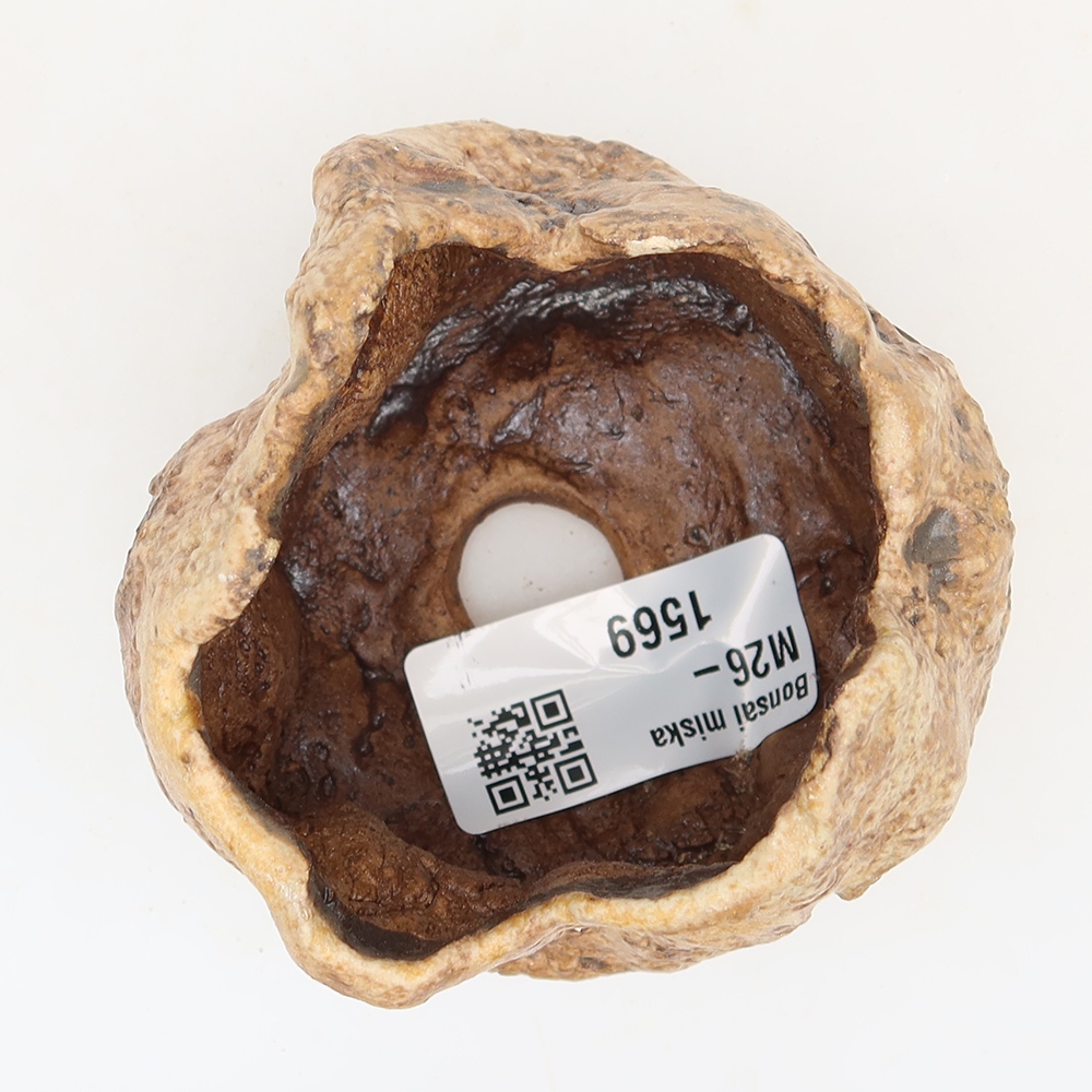 Keramikschale  6 x 5 x 6 cm, Farbe: Braun