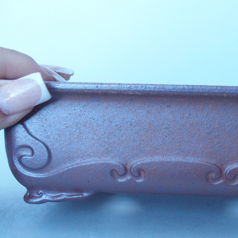Schale 15 x 10,5 x 5 cm braun