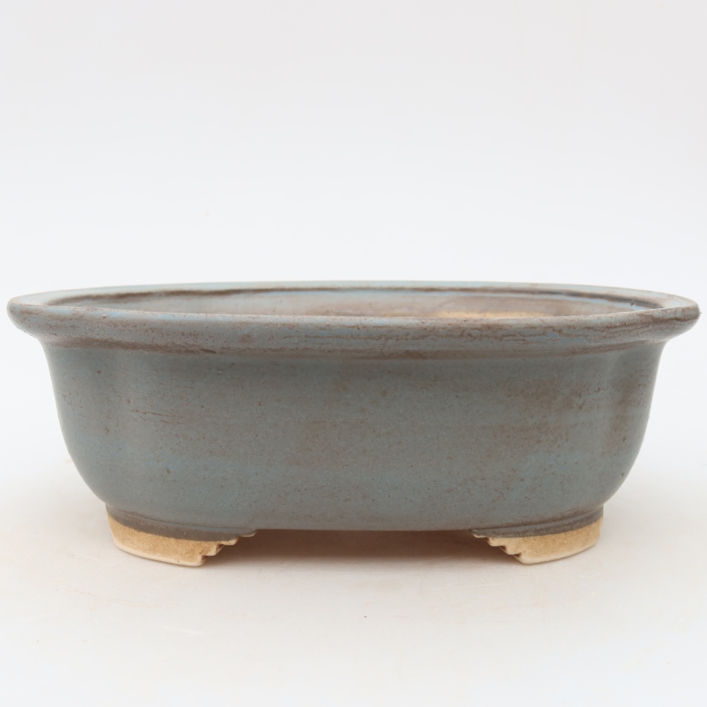Keramik-Bonsai-Schale 20 x 16,5 x 7 cm, Farbe: Blau
