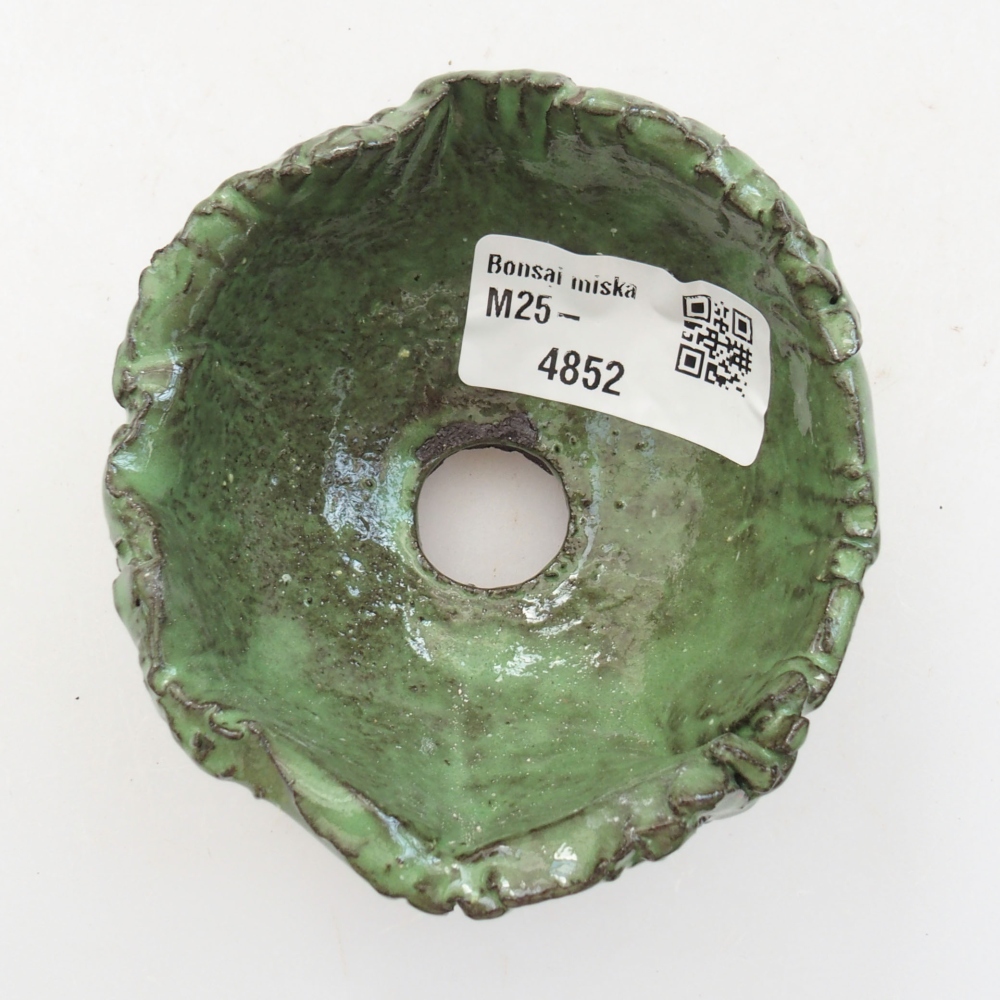 Keramikschale 7 x 7 x 5 cm, Farbe grün
