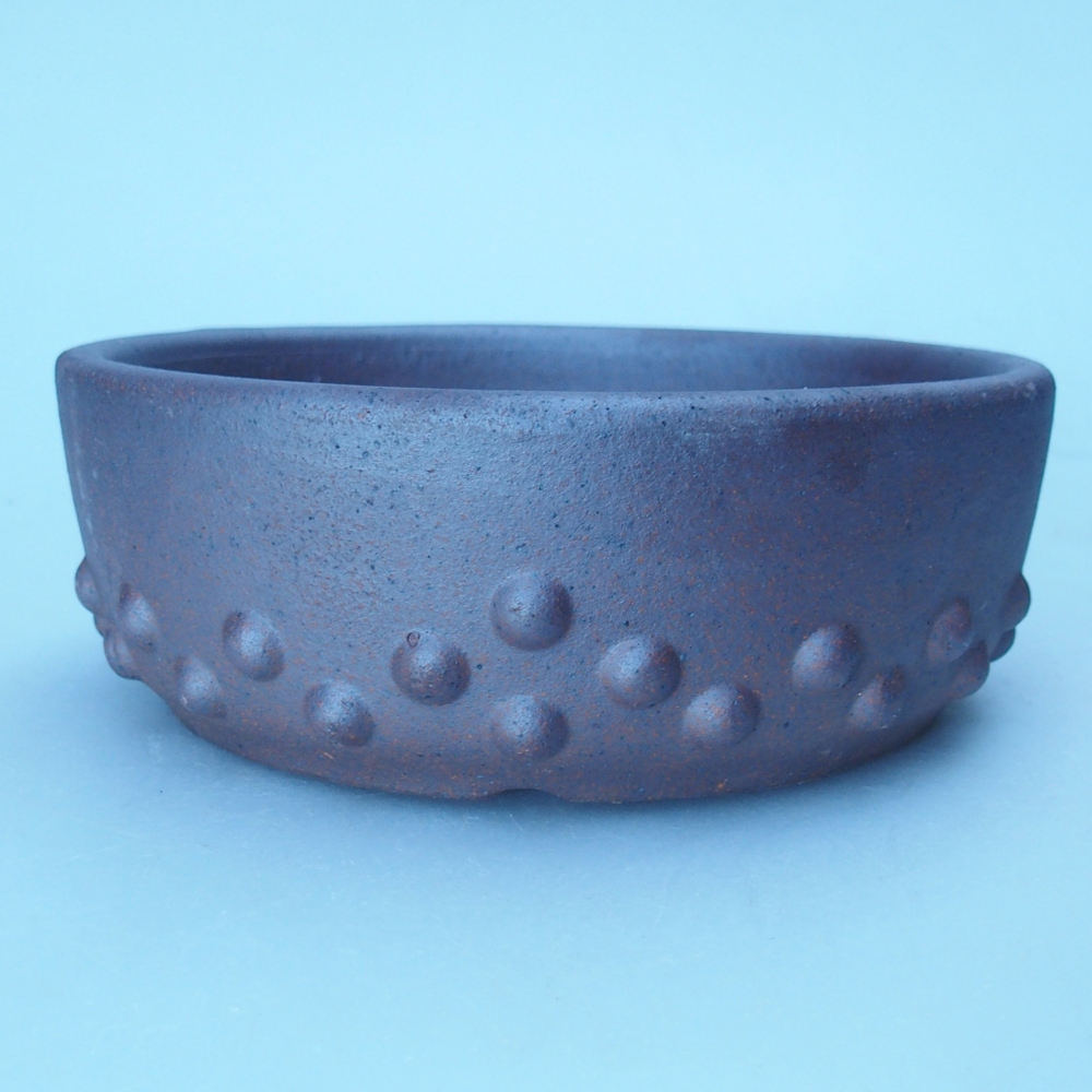 Schale 13 x 13 x 4,5 cm braun