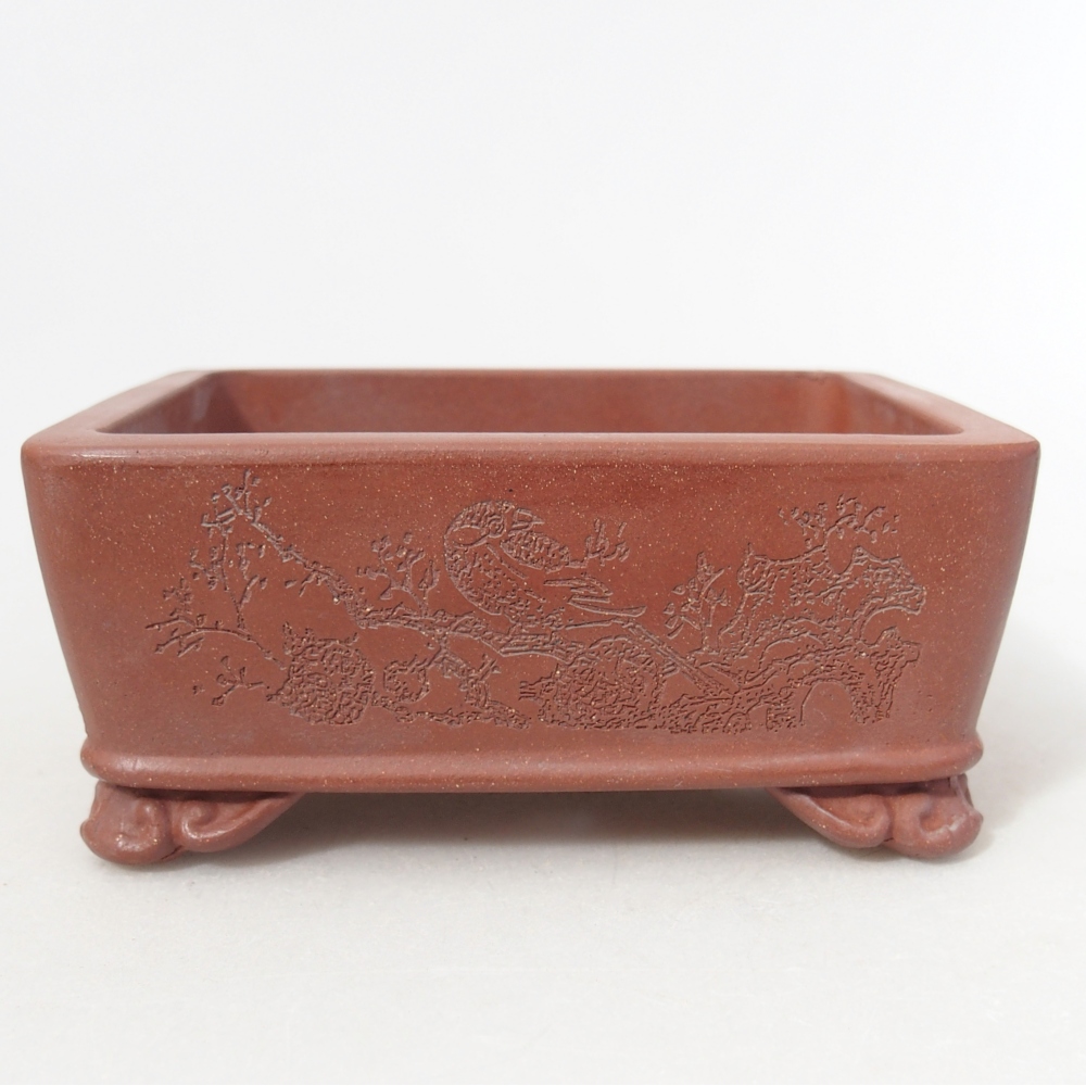 Schale 10,5 x 8 x 4,5 cm ziegelfarben