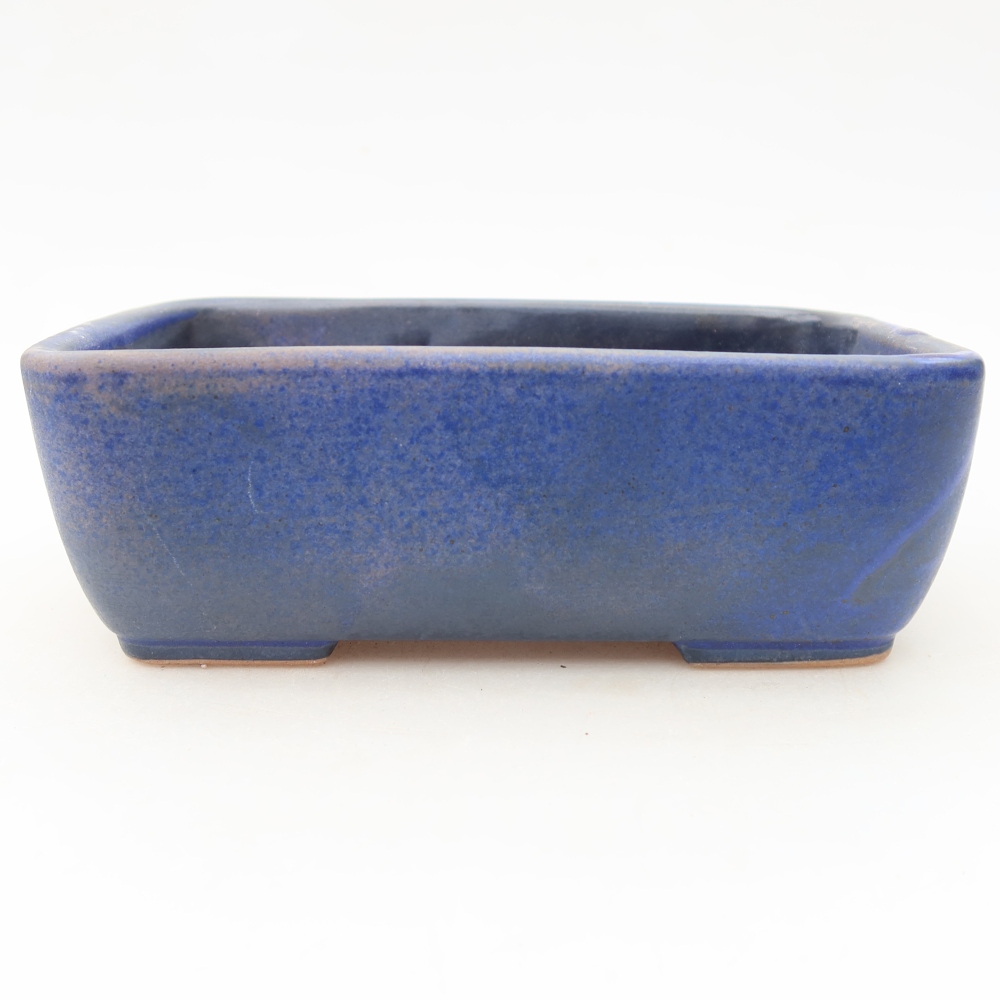 Keramik-Bonsai-Schale, 16 x 10,5 x 5,5 cm, Farbe: Blau