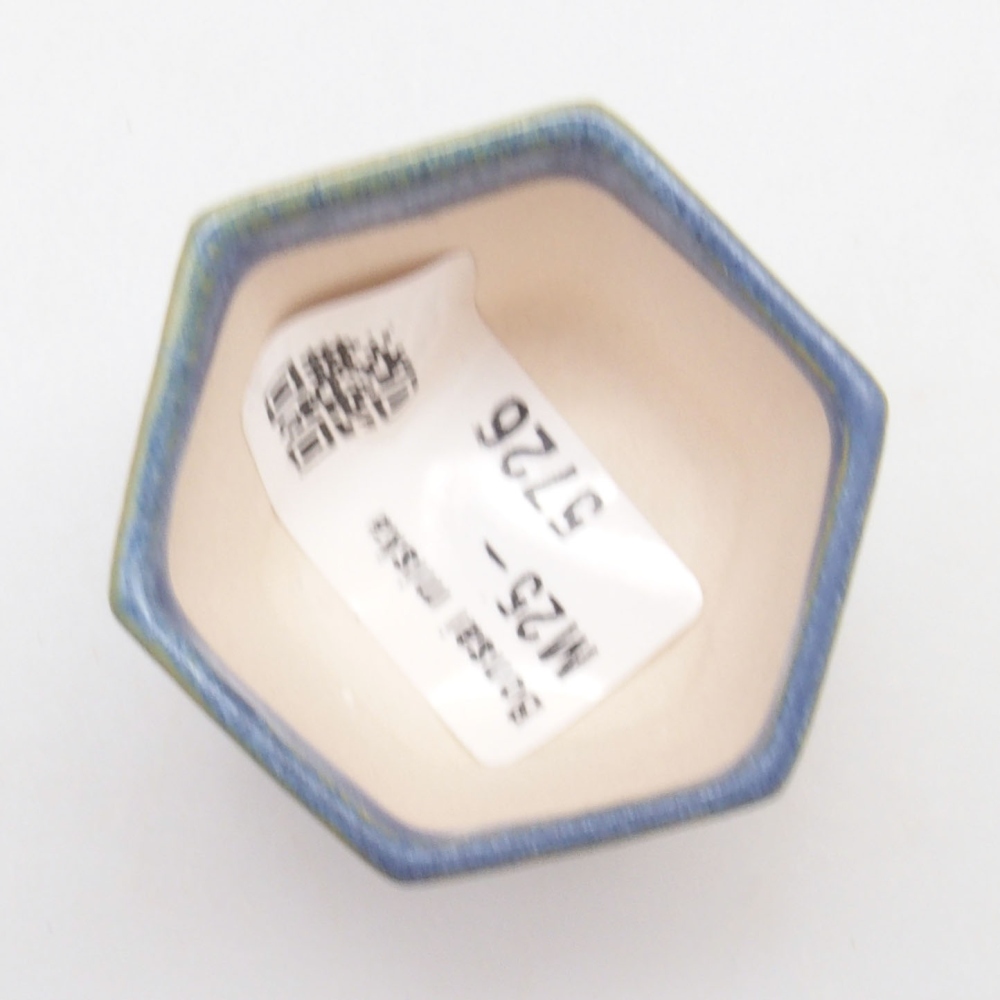 Mini-Bonsaischale 4,5 x 4 x 3,5 cm, Farbe blau