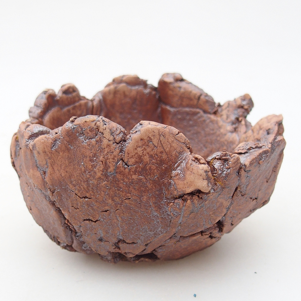 Keramische Schale 9,5 x 8,5 x 5,5 cm , Farbe braun