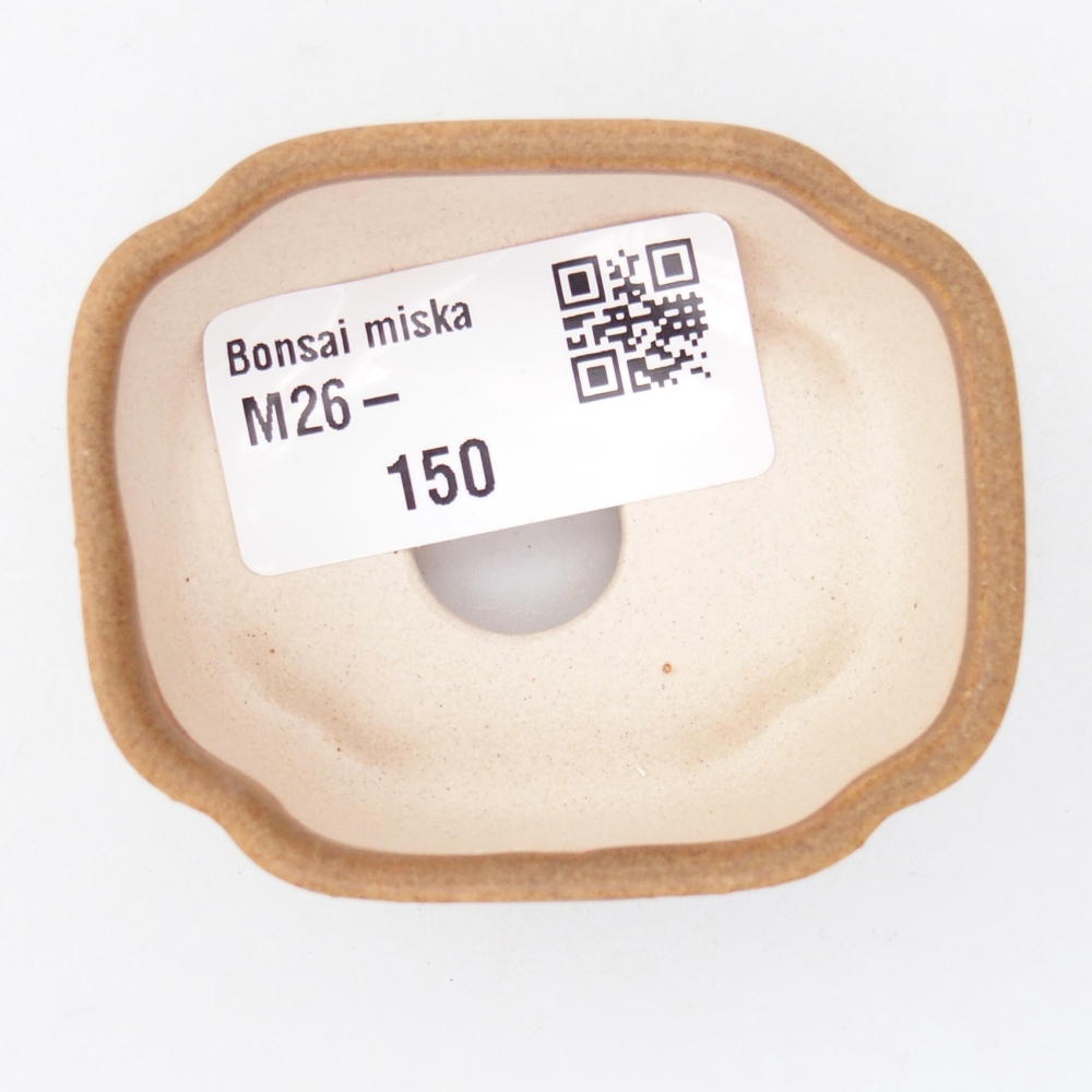 Mini-Bonsaischale 6 x 5 x 3 cm, braun