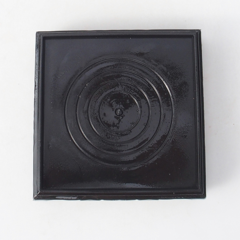Bonsaitisch Kunststoff Quadratischer 11 x 11 x 3,5  cm, Farbe schwarz