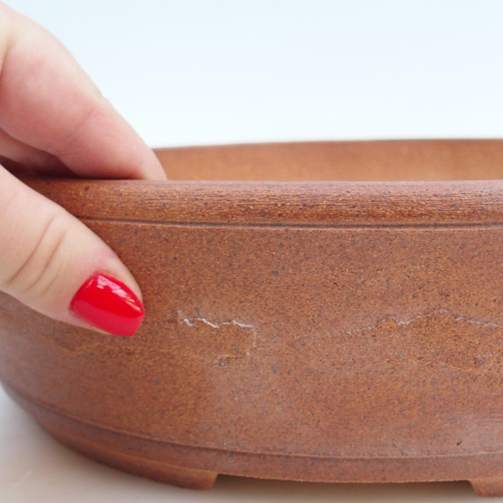 Bonsaischale 30 x 30 x 7,5 cm , Farbe braun