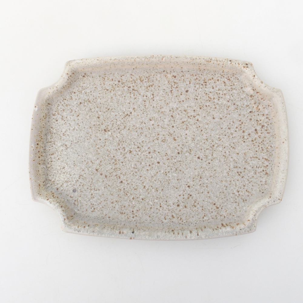 Bonsai-Schale + Unterschale H03 – 16,5 x 12 x 4,5 cm. - beige