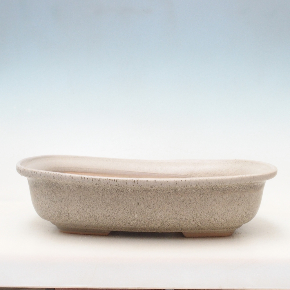 Bonsai-Schale H10 - 37 x 28 x 9 cm - beige