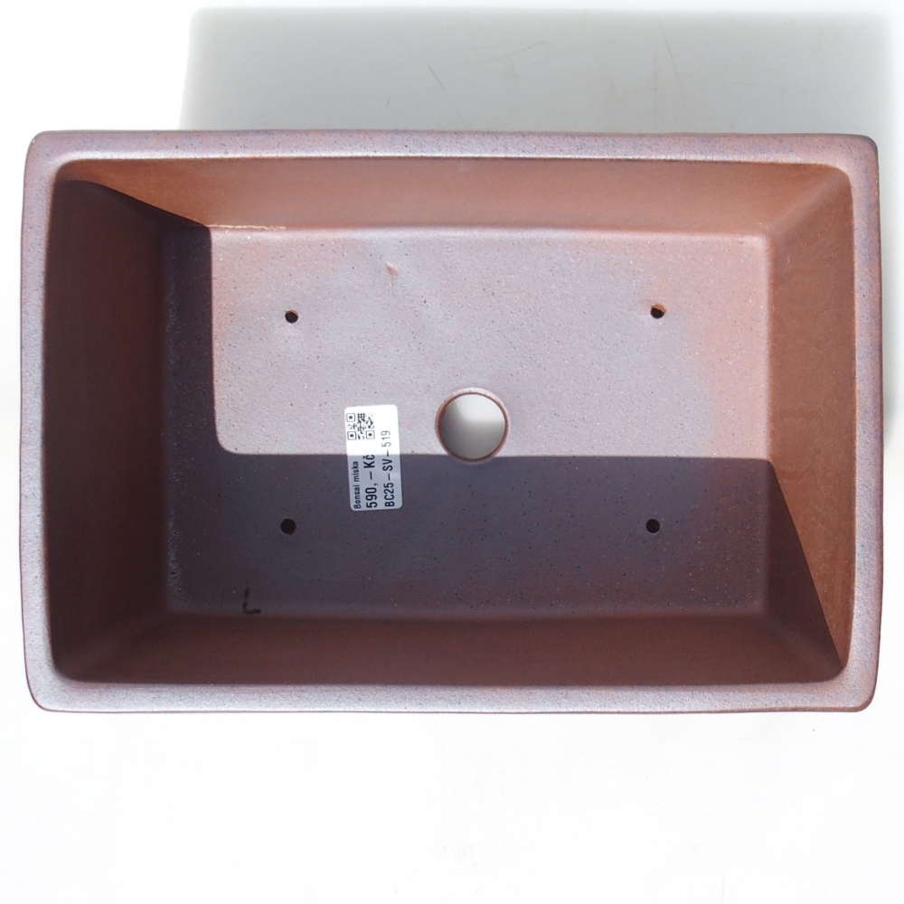 Schale 27 x 18 x 13 cm braun