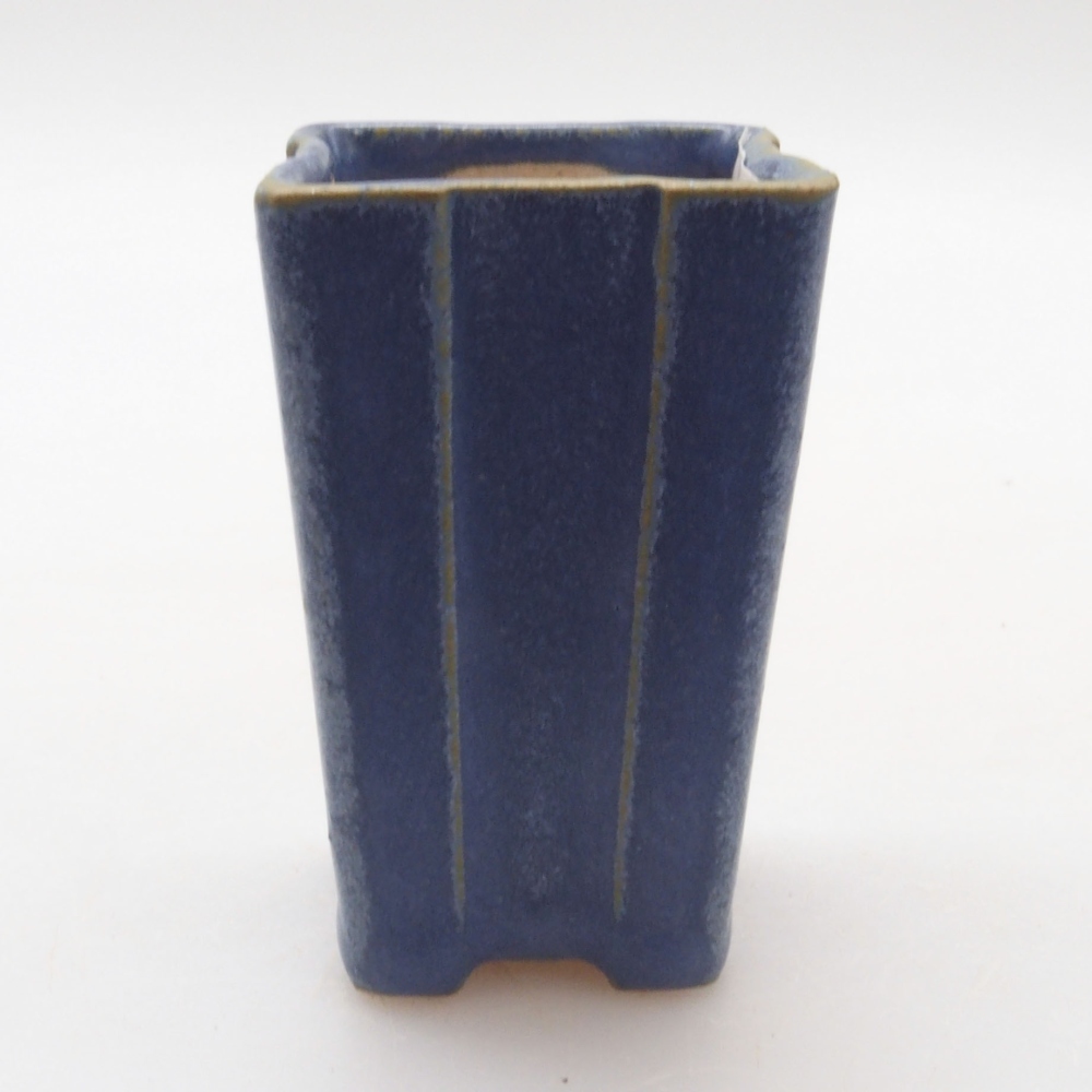 Mini-Bonsaischale 3 x 3 x 5,5 cm, Farbe blau