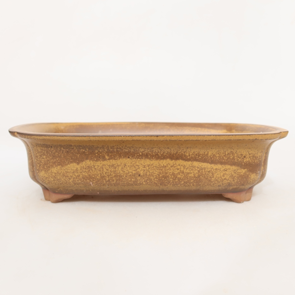 Keramikschale  24 x 17 x 6 cm, Farbe: gelb