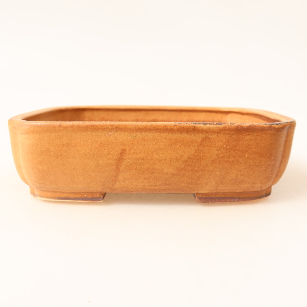 Keramik-Bonsai-Schale 18 x 14 x 4,5 cm, Farbe: Rosa