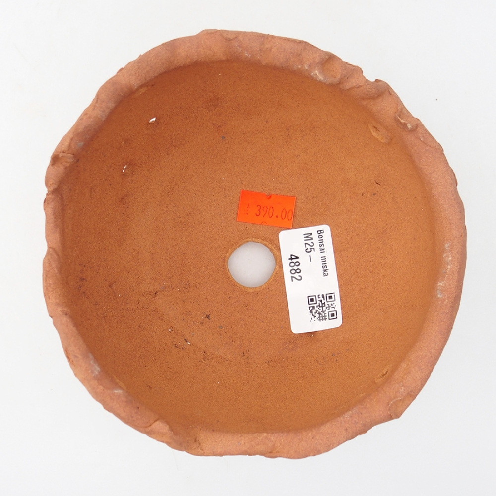 Keramikschale 13 x 14 x 9,5 cm, braune Farbe