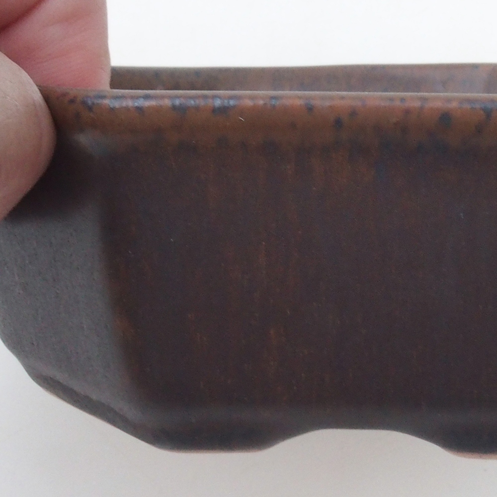 Bonsai-Schale H13 – 12,5 x 12,5 x 4,5 cm – blau